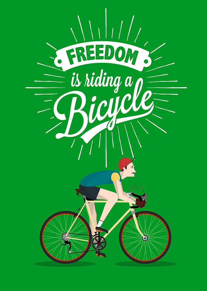 Freedom is riding a Bike