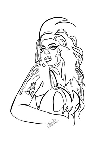 Amy Winehouse Portrait