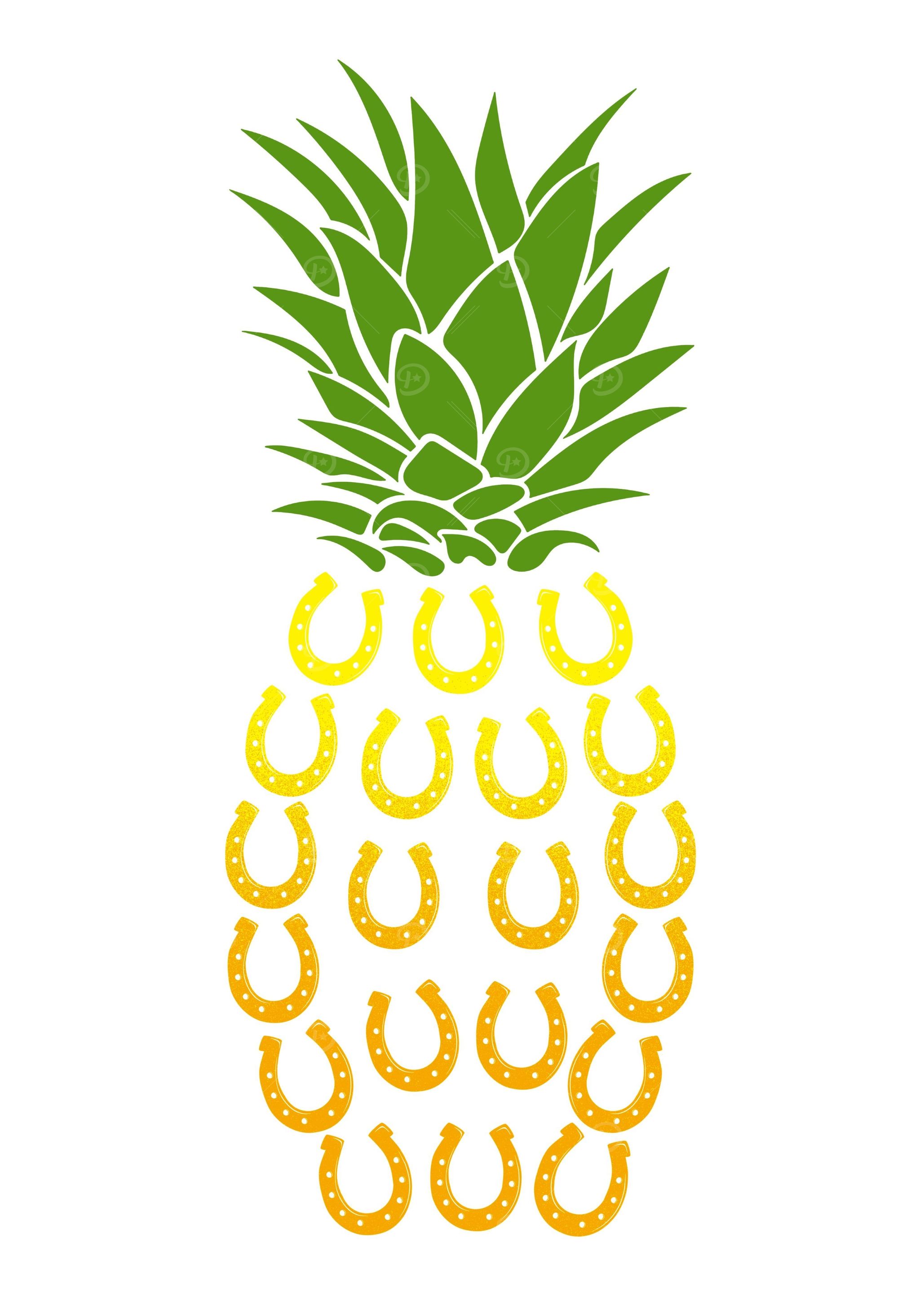 Pineapple Horseshoe