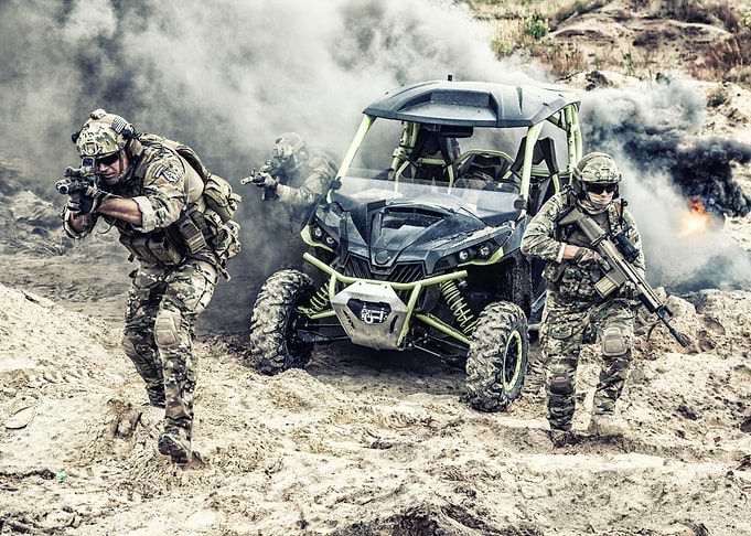 Group of US army