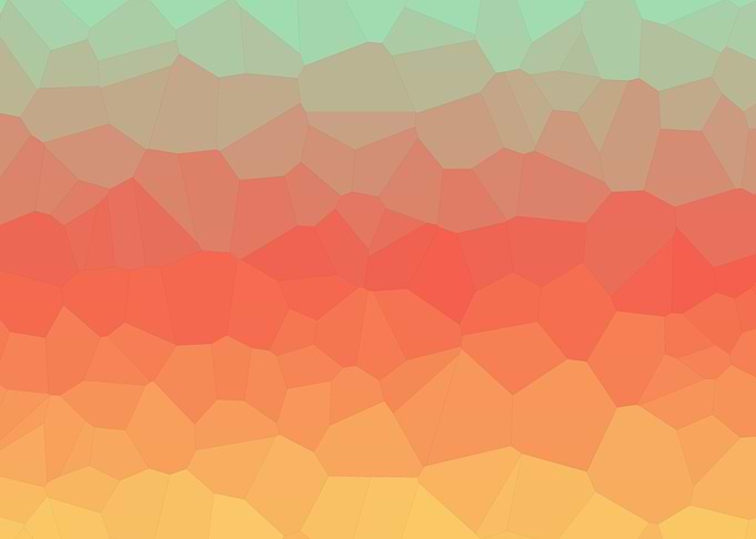 Sunset Trianglify colors