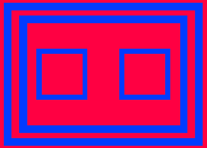 Pair of Red Squares
