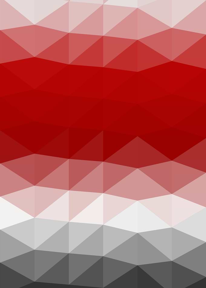 Red Trianglify colors