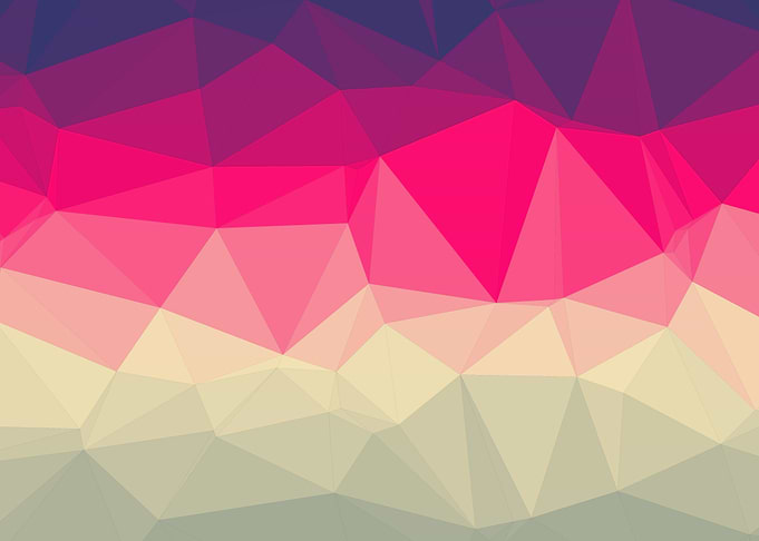 Hotpink Trianglify colors