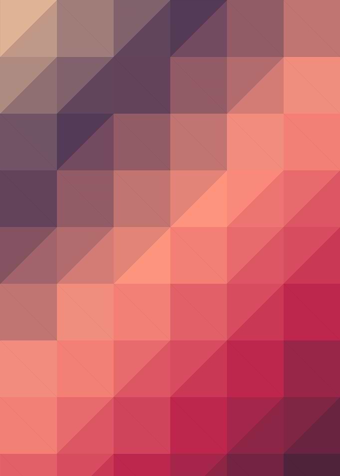 Hotpink Trianglify colors