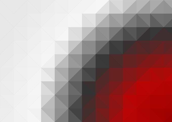Red Trianglify colors