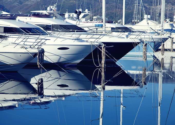 Reflections in blue