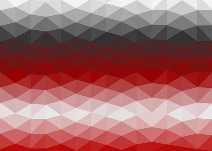 Red Trianglify colors