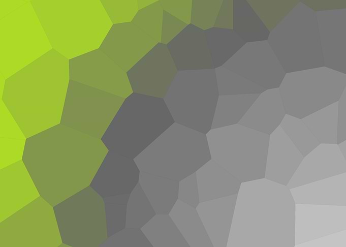 Green Trianglify colors
