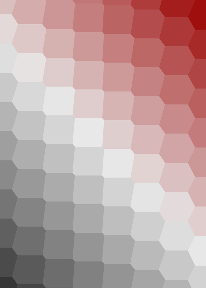Red Trianglify colors