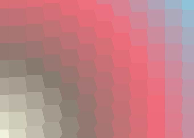 Red Trianglify colors