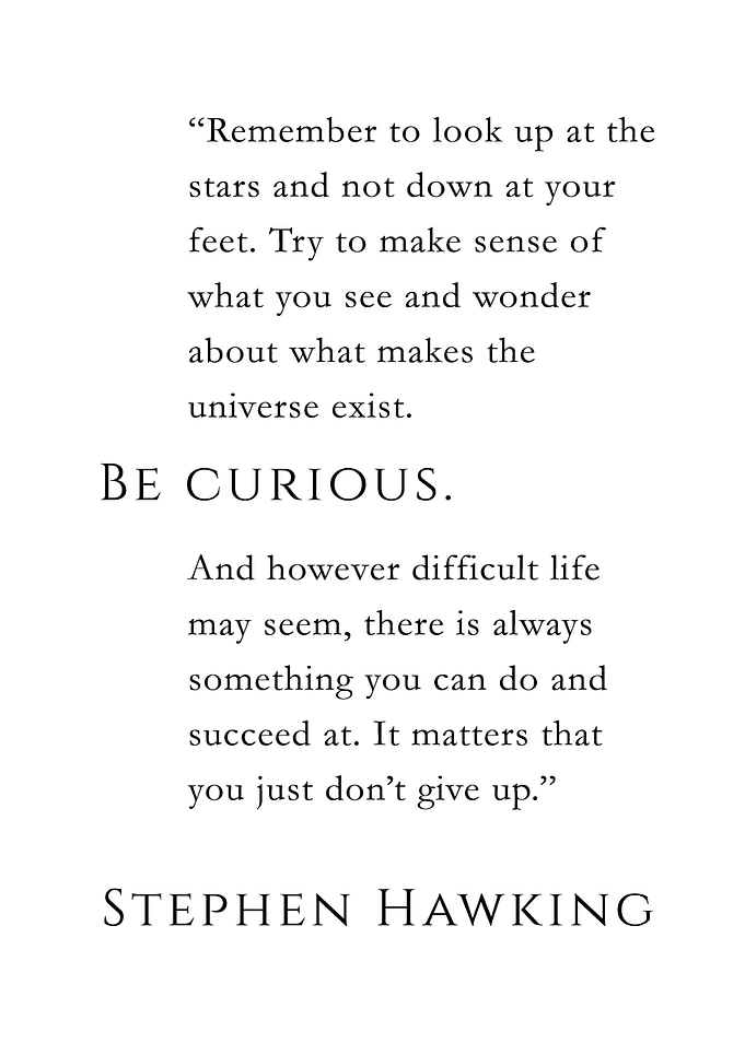 Stephen Hawking Quote
