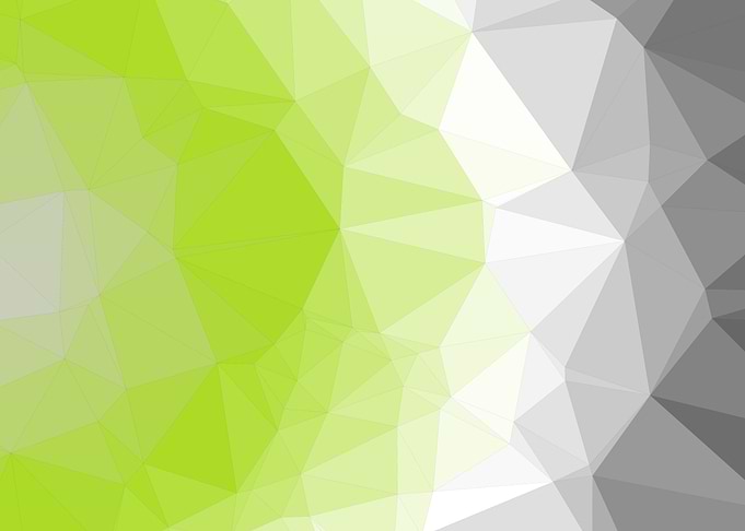 Green Trianglify colors