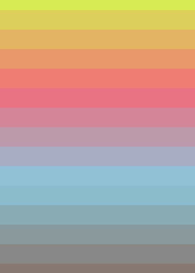 Rainbow Trianglify colors