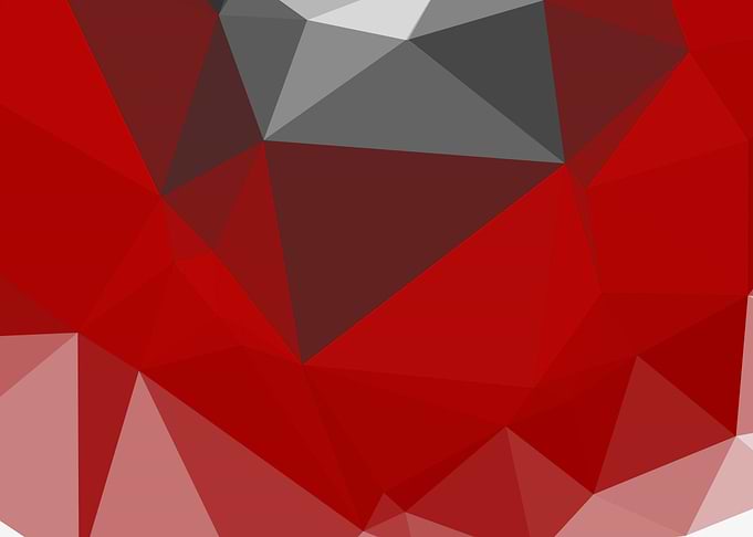 Red Trianglify colors