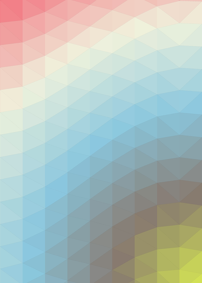 Rainbow Trianglify colors