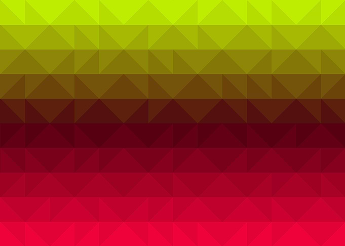 Red Trianglify colors