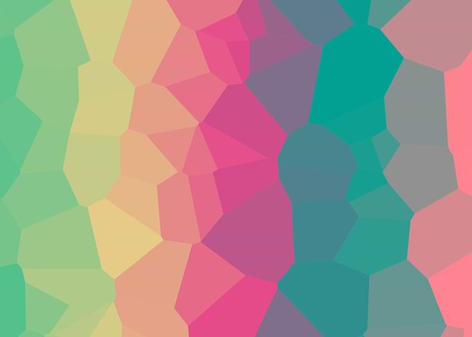Hotpink Trianglify colors