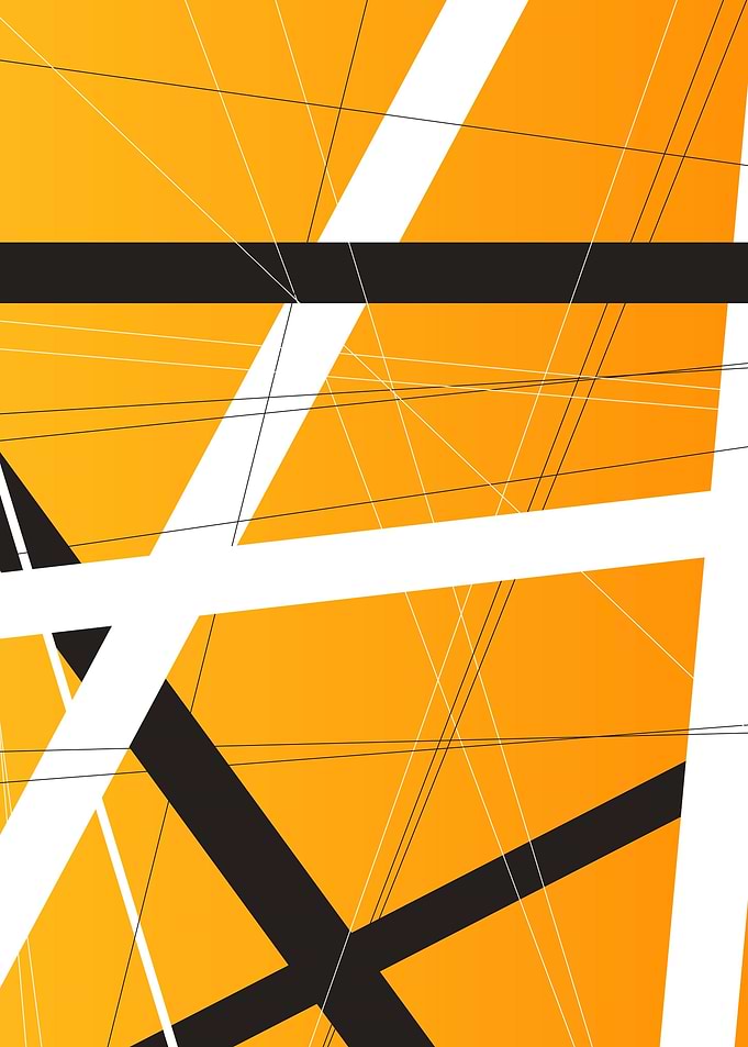 Orange Criss Cross