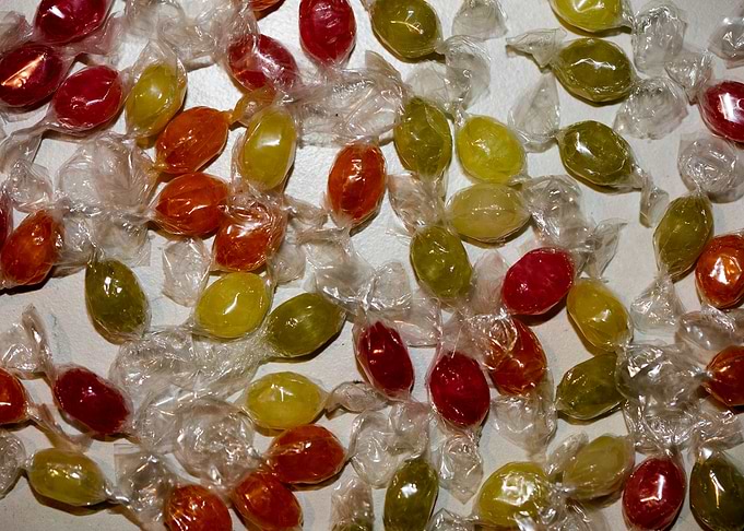 Colorful candies bon bons
