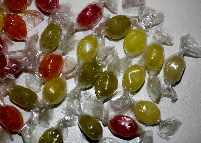 Colorful candies bon bons