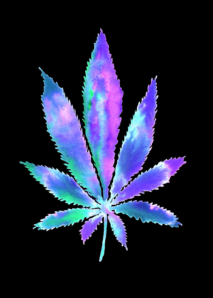 Purple Space Weed