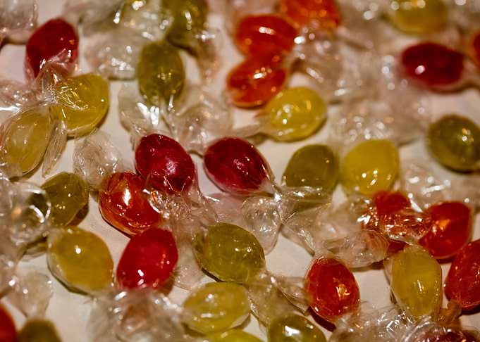 Colorful candies bon bons