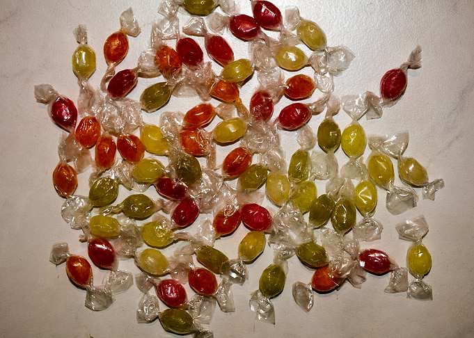 Colorful candies bon bons