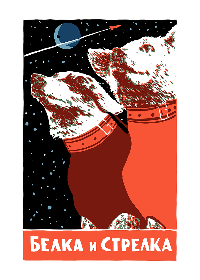 Russian Space Dogs USSR