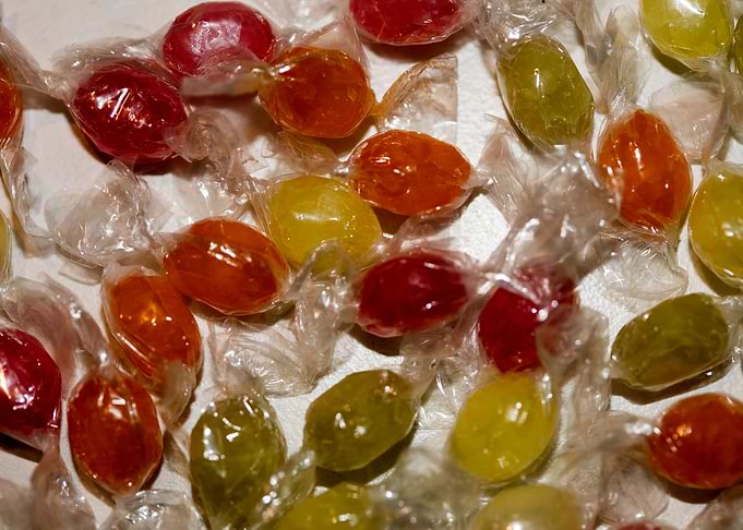 Colorful candies bon bons
