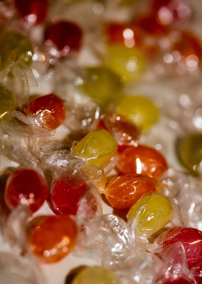 Colorful candies bon bons