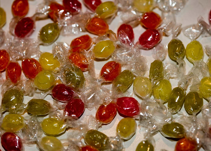 Colorful candies bon bons