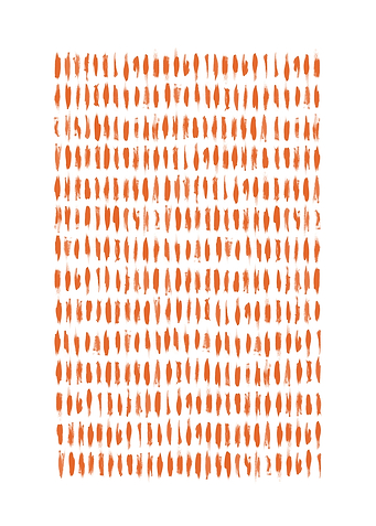 Orange Brushstrokes