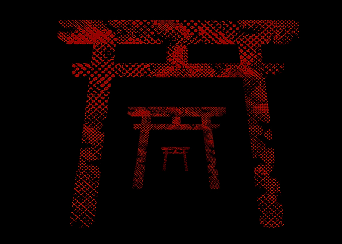 A Torii gate