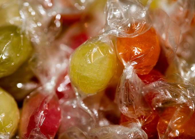 Colorful candies bon bons
