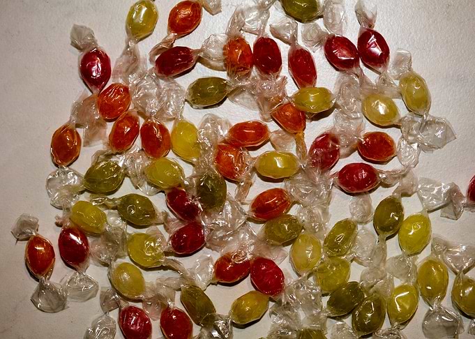 Colorful candies bon bons