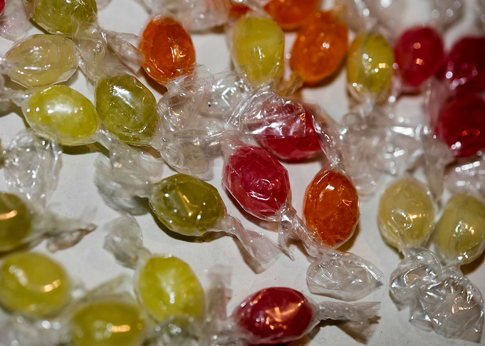 Colorful candies bon bons