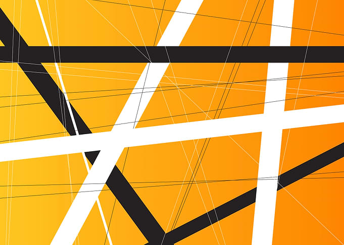 Orange Criss Cross