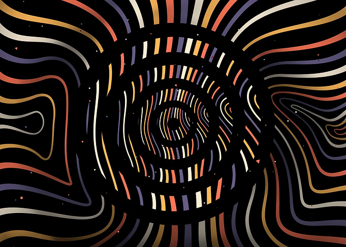 Circles and color lines