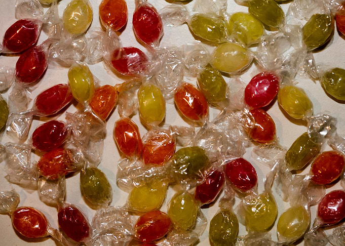 Colorful candies bon bons