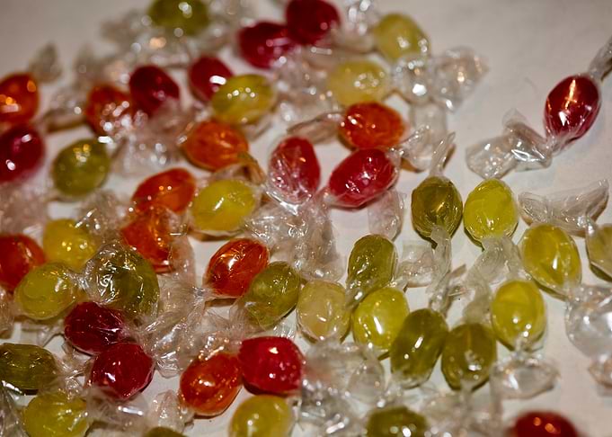 Colorful candies bon bons
