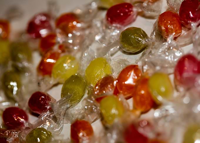 Colorful candies bon bons