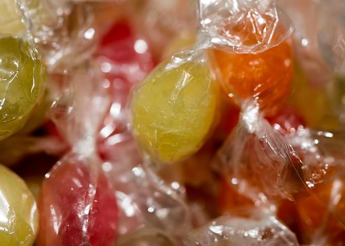 Colorful candies bon bons