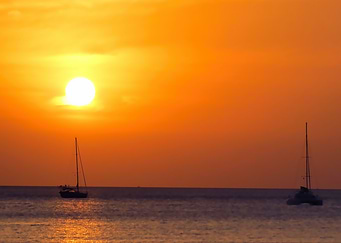 Island sunset 1
