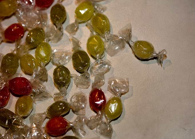 Colorful candies bon bons