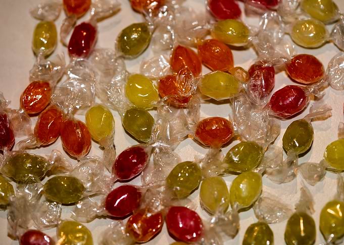 Colorful candies bon bons