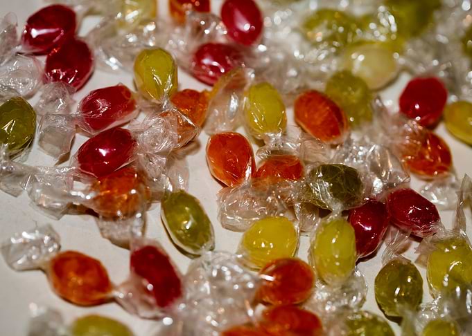 Colorful candies bon bons