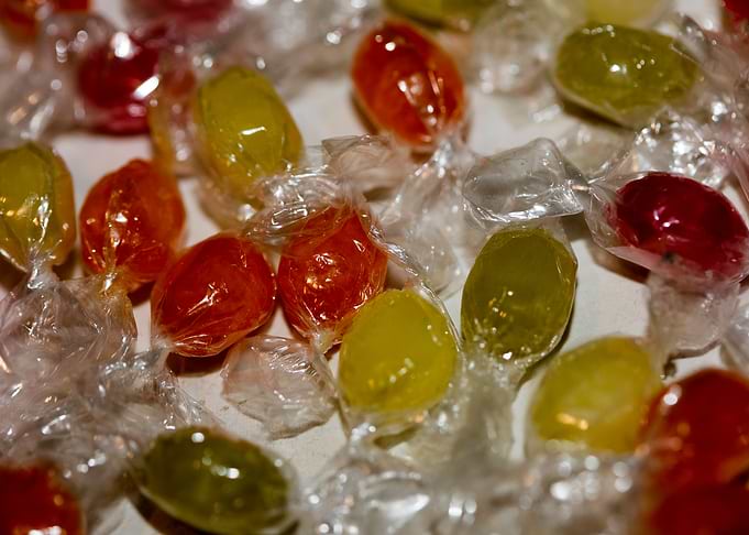 Colorful candies bon bons