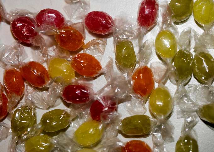 Colorful candies bon bons