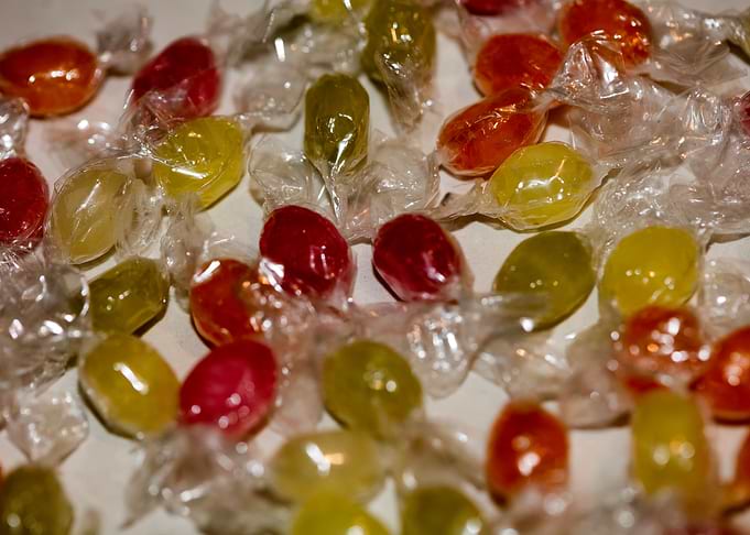 Colorful candies bon bons